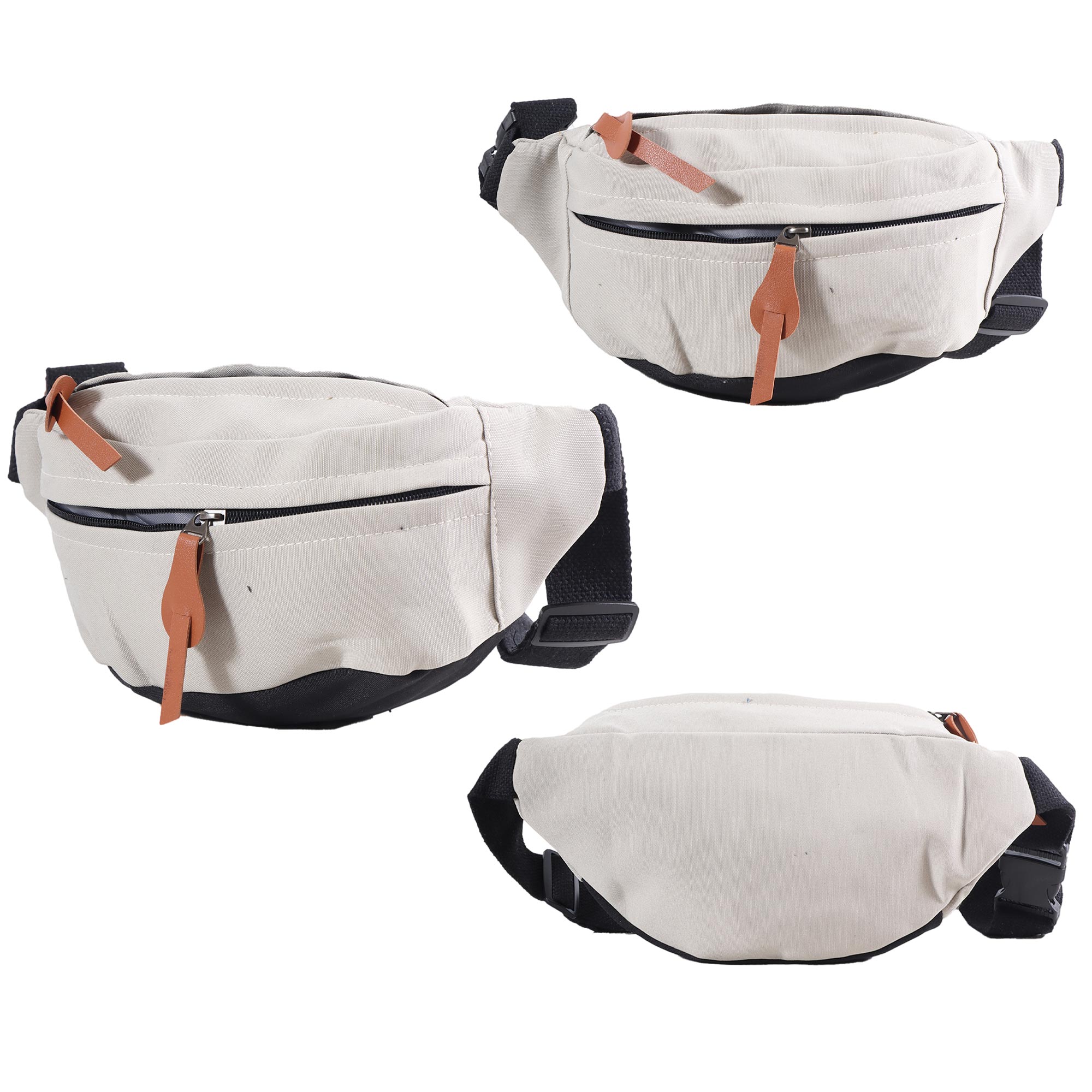 (image for) 8044 Black and Stone Waist Bag